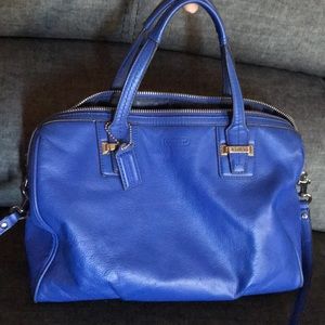 Coach - beautiful blue satchel